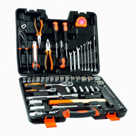 Набор инструментов MAXPILER MXT-83-SET (83 предмета, 1/2" и 1/4", CrV)