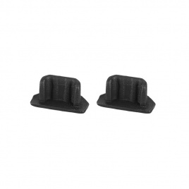 USB Rubber plug microUSB 02 black