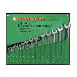 Набор комбинированных ключей дюймовых  14 пр 3/8"-1-1/4" Jonnesway W26414S