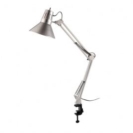Светильник настольный LED General GTL-044 (800144) на струбцине 60W серебро