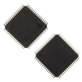 ADS1278IPAPR, аналого-цифровой преобразователь Texas Instruments, 24 бит, 8-ми канальный,  сигма-дельта, корпус HTQFP-64