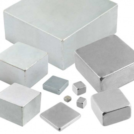 Магнит RUICHI B 3x3x2 N35, квадратный