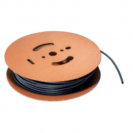 Термоусадочная трубка без клеевого слоя RUICHI, коэффициент усадки 2:1, катушка 200 м, диаметр 1,5 мм, черная