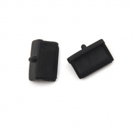 USB Rubber plug USB A 01 black