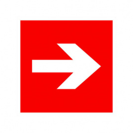 Знак "Направляющая стрелка"