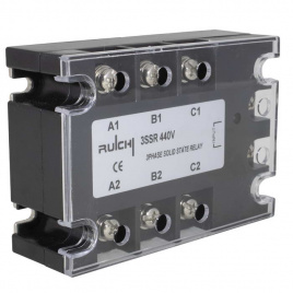Твердотельное реле RUICHI 3SSR 440V 40A (Z)D3 (3-32v), 1000 МОм