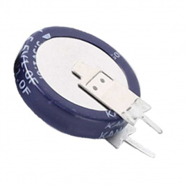SE-5R5-D684VYV3C KAMCAP ионистор, 0.68 Ф, 5.5 В, 89 мкА, вертикальный