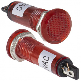 Лампочки неоновые в корпусе N-806-R 220V
