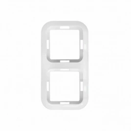Крышка 2-местная белая 01БМ.735212.048 "Гармония" Светоприбор (Рамка)
