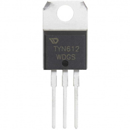 TYN612RG, низковольтный тиристор WEIDA, 600 В, 12 А, корпус TO-220AB