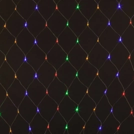 Гирлянда светодиодная "Сетка" 320 LED, 3*2 м, мультиколор, с контроллером, IP20