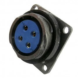 Разъём быстроразъёмный SZC FQ24-4pin ZK, 4-х контактный