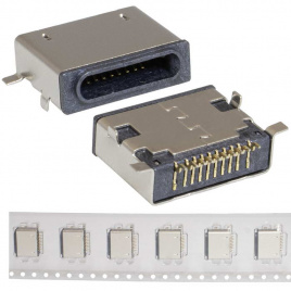Разъем RUICHI USB3.1 TYPE-C 10PF-075 10 контактов