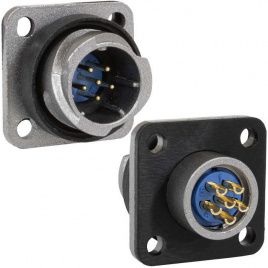 Разъём быстроразъёмный RUICHI FQ14-6pin ZJ, 6-ти контактный