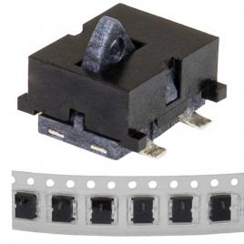 Микропереключатель RUICHI DS-013, 0.1 А, 30 В, 100 мОм, 50000 циклов, -40..+70°C