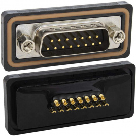 D-SUB DB-15M IP67 screw