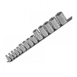 Набор головок торцевых 1/4", 3/8", 1/2"DR, внешний TORX®, на держателе, Е4-E24, 14 пр., Jonnesway S06H414S