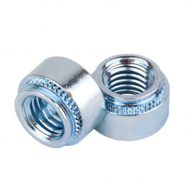 Гайка резьбовая запрессовочная круглая S-M3.5-1 RUICHI, оцинкованная сталь