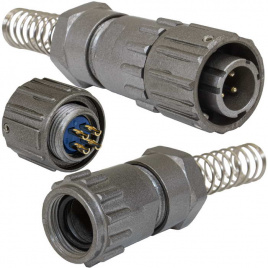 Разъём быстроразъёмный RUICHI FQ14-4pin TJ-8, 4-х контактный