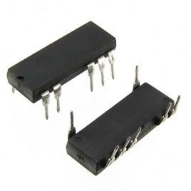 DCP010505BP, Миниатюрный нерегулируемый изолированный DC/DC преобразователь Texas  Instruments,  1Вт, 5В выход, корпус PDIP-7