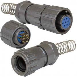 Разъём быстроразъёмный RUICHI FQ14-7pin TK-8, 7-ми контактный