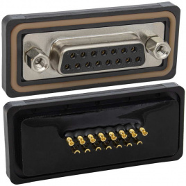 D-SUB DB-15F IP67 screw