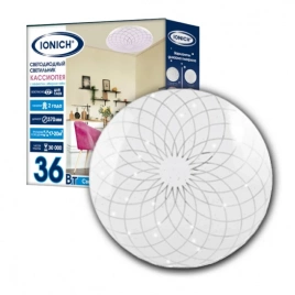 Светильник светодиодный IONICH "Кассиопея" (1745) 36 Вт 6500 К 2500 Лм IP20