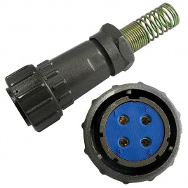 Разъём быстроразъёмный RUICHI FQ24-4pin TK-12, 4-х контактный