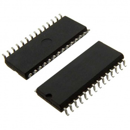 ENC28J60-I/SS, Ethernet контроллер Microchip, 10 Мбит/с, IEEE 802.3, SPI, диапазон питания   3.1В-  3.6В, корпус SSOP-28