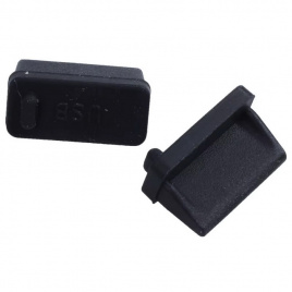 USB Rubber plug USB A 02 black