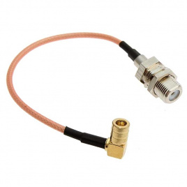 Разъём высокочастотный RUICHI SMB-KW-1.5-316-15CM-F-KY-1.5, длина 15 см