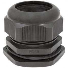Кабельный ввод RUICHI PG48 (34-44) чёрный, полиамид