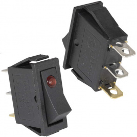 Клавишный переключатель RUICHI KCD3-101EN-B/3P, ON-OFF