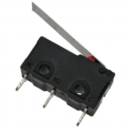 Микропереключатель с рычагом RUICHI SM5-03P, ON-(ON) SPDT 3P, 3 А, 250 В