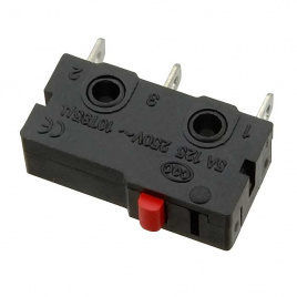 Микропереключатель RUICHI SM5-00N-115, ON-(ON) SPDT 3P, 3 А, 250 В