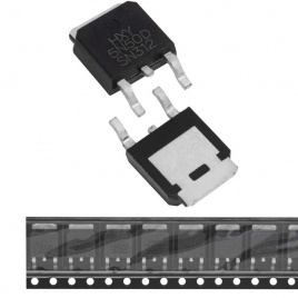 HXY5N50D HXY полевой транзистор (MOSFET), N-канал, 500 В, 5 А, 1.8 Ом, 13 нКл, TO-252 (DPAK)