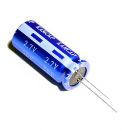HP-2R7-J105VYJ06 KAMCAP ионистор, 1 Ф, 2.7 В, 930 мА, 8х13 мм, циллиндрический