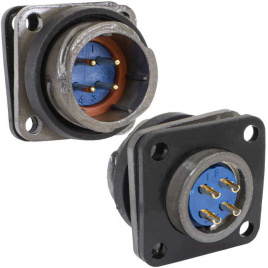 Разъём быстроразъёмный RUICHI FQ18-4pin ZJ, 4-х контактный