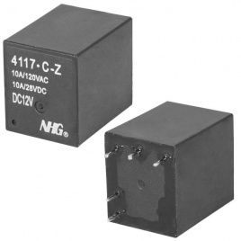 Электромагнитные реле 4117-C-Z-10A-12VDC-1.0