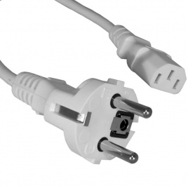 Сетевой шнур ПВС-АП S22DC13 3х0.75 1.8м(б)