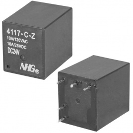 Электромагнитные реле 4117-C-Z-10A-24VDC-1.0