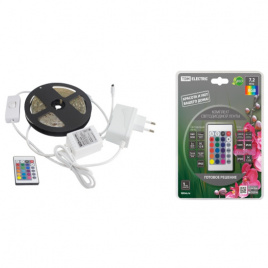 Комплект ленты светодиодной TDM (SQ0331-0236) 3м, 30 LED, 7,2 Вт/м, 12 В, RGB, IP65
