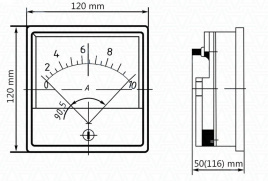 Приборы переменного тока Э365-2 40КА 8000/5 (50ГЦ)