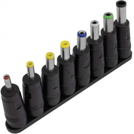 Разъём питания штырьковый RUICHI TC 5.5*2.0 to 8 adapters, сменные адаптеры для ЗПУ ноутбука
