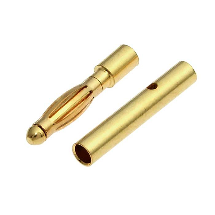 Разъём для RC моделей RUICHI Plug 2.0 M+F, металл фото 1