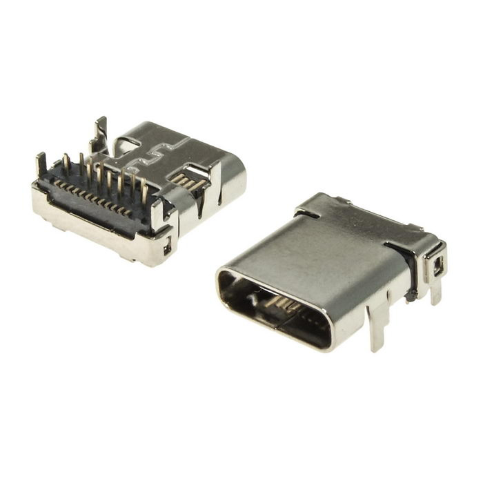 Разъём USB RUICHI USB3.1 TYPE-C 24PF-002, 24 контакта фото 1