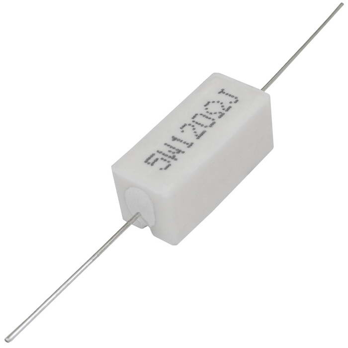 Мощный постоянный резистор RUICHI RX27-1 120 Ом 5W 5% / SQP5, керамо-цементный   корпус фото 1