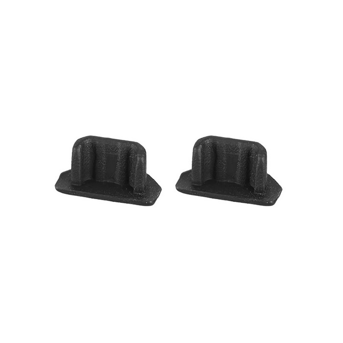 USB Rubber plug microUSB 02 black фото 1