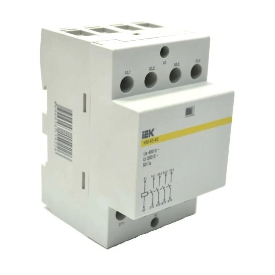 Контактор модульный КМ40-40М AC/DC IEK (MKK21-40-40) фото 1