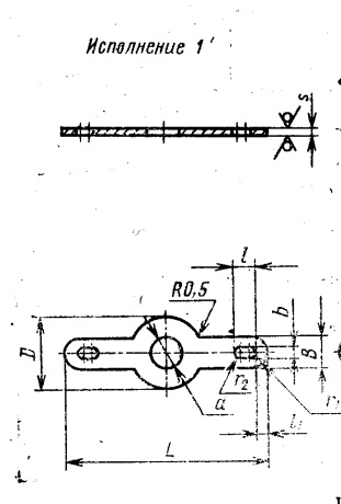 Клемма-лепесток двухсторонняя RUICHI 1-1-2.8, 6х20х3 мм, луженая медь фото 2